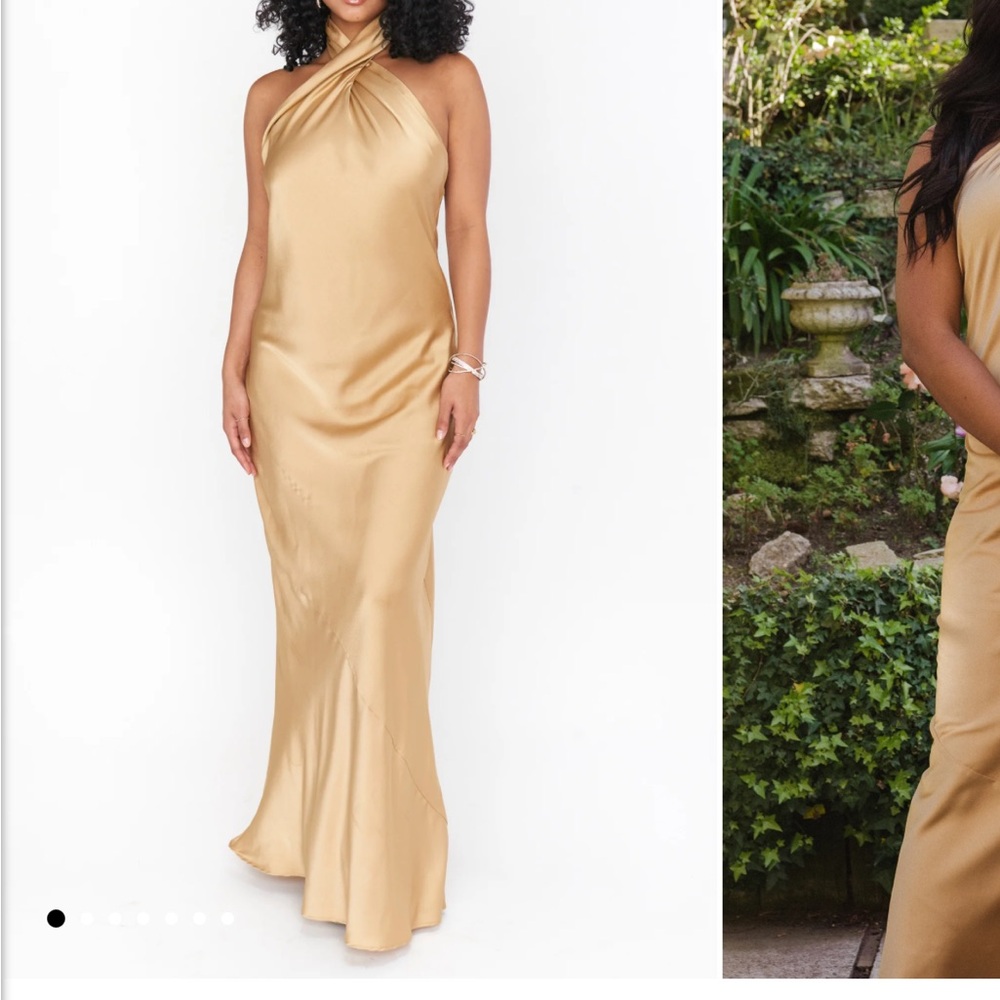 NWT - Show me your mumu Jasmine halter gown
